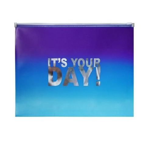 Teczka z suwakiem Incood A4 It's Your Day!